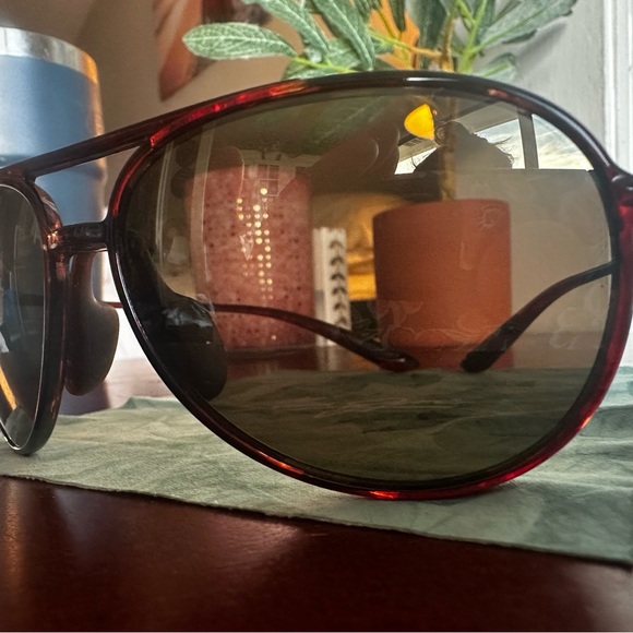 Maui Jim MJ438-10 Alelele Bridge 60-16-140 Polarized Aviator Sunglasses S1107 - Picture 4 of 8